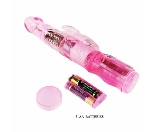 Baile Pink Rabbit Mini Rotator Superstimulator, 21.5 cm, Multispeed Gelatin Model