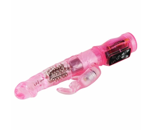 Baile Pink Rabbit Mini Rotator Superstimulator, 21.5 cm, Multispeed Gelatin Model
