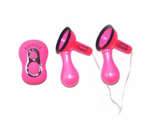 Baile WaveTech Twin Vibrating Nipple Stimulator Set, 6 Modes, Black