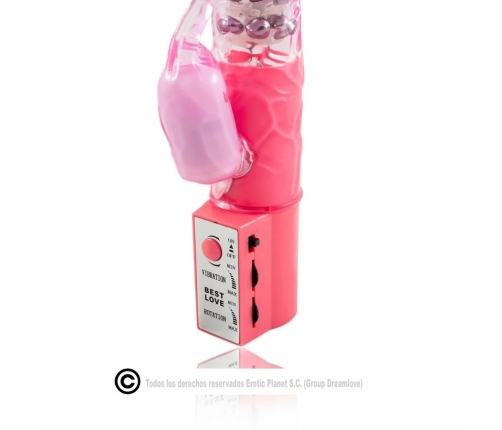 Baile Pink Rabbit Rotator Superstimulator Lilac 23cm Intimate Device