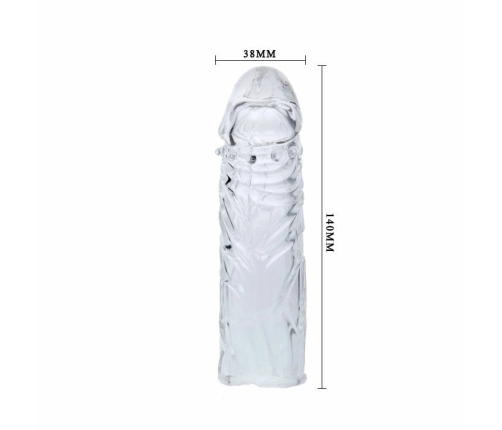 Baile Transparent Silicone Extension Sleeve 14.2 cm Flexible Model