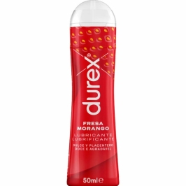 Durex Play Strawberry Intimate Gel 50ml - Fruity Aroma, Sugar-Free