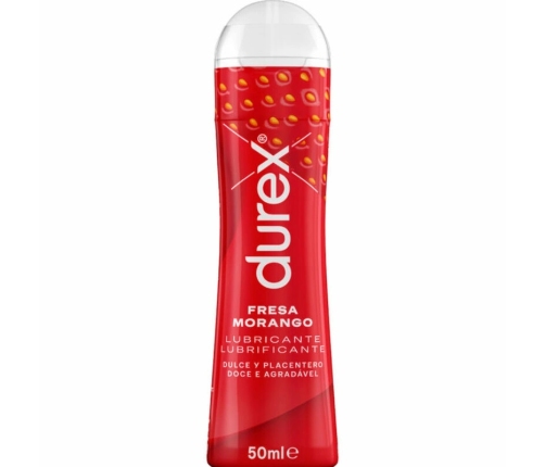 Durex Play Strawberry Intimate Gel 50ml - Fruity Aroma, Sugar-Free