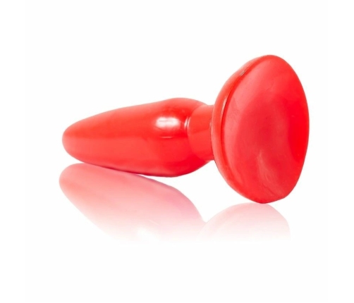 Baile Anal Plug Small Red 15cm with Suction Cup Flexible Material