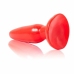 Baile Anal Plug Small Red 15cm with Suction Cup Flexible Material