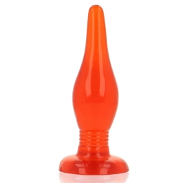 Baile Red Soft Touch Plug Intimate Trainer 14.2 cm with Suction Base