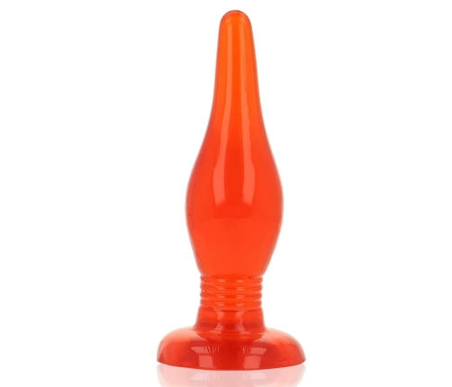 Baile Red Soft Touch Plug Intimate Trainer 14.2 cm with Suction Base
