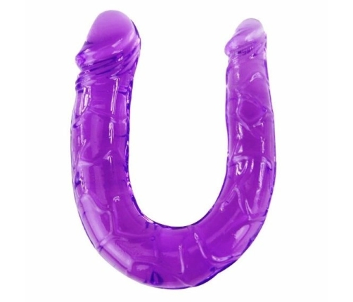 Baile Double Flexible Intimate Device Lilac Jelly 29cm