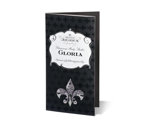 Petits Joujoux Gloria Black Body Jewelry Set with Crystals