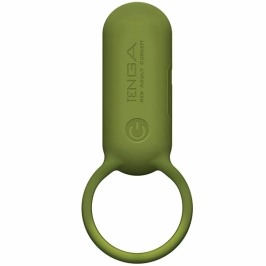 Tenga SVR Smart Vibe Ring Forest Khaki - Rechargeable Intimate Device