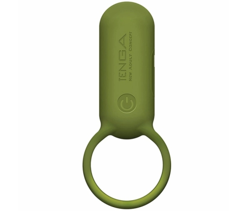 Tenga SVR Smart Vibe Ring Forest Khaki - Rechargeable Intimate Device