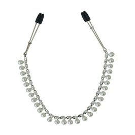 Sportsheets Sincerely Pearl Chain Nipple Clips, 40.6 cm, Elegant Design Sportsheets Sincerely Pearl Chain Nipple Clips, 40.6 cm, Elegant Design
