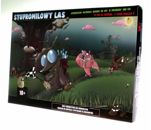 Stupromilowy Las Party Board Game - Humorous Absurd Challenge Edition