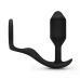 b-Vibe Snug & Tug Dual Sensation Silicone System 128g Black