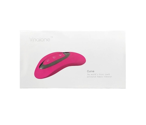 Nalone Curve Touch-Sensitive Vibrator Ergonomic Silicone 12.7cm Purple