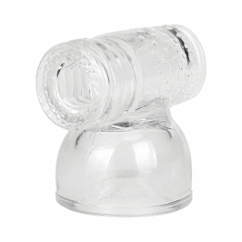 Bodywand Stroker Attachment Clear - Versatile Silicone Accessory