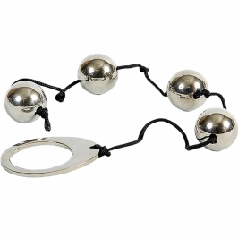 Seven Creations Heavy Metal Beads cztery kulki metalowe łańcuszek