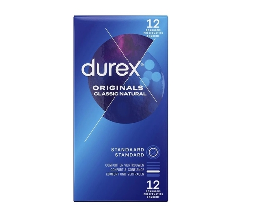 Durex - Originals Classic Natural Condoms 12 pcs