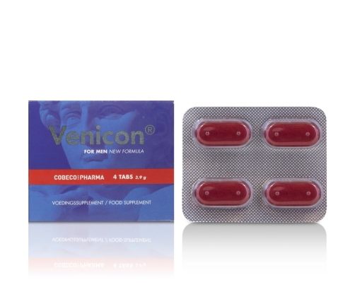 Cobeco Pharma Venicon For Men tabletki ziołowo-witaminowe 4 szt.
