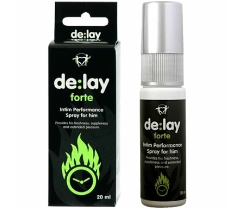 HOT Delay Forte 20 ml Spray - Refreshing Intimate Care Formula for Men