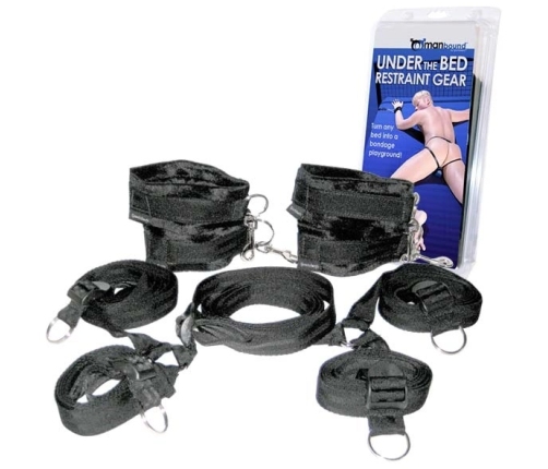 Manbound Under the Bed Gear - system pasow do łożka z opaskami