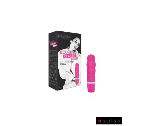 B Swish Bcute Classic Pearl Rose Compact Waterproof Massager 10cm