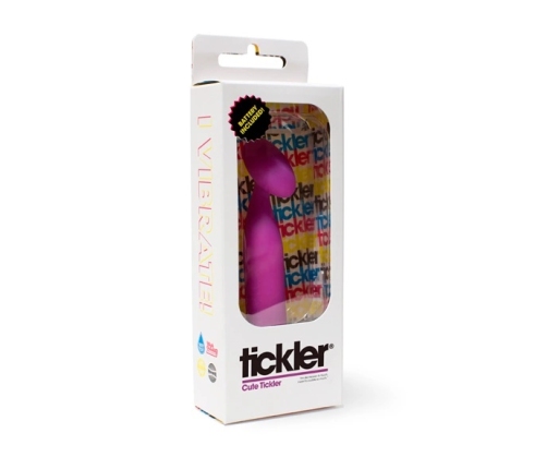 Tickler Vibes Cute Tickler Purple Intimate Device Soft Silicone 133mm