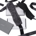 LELO Etherea Silk Cuffs Black - Luxurious Restraint with Suede & Silk Finish