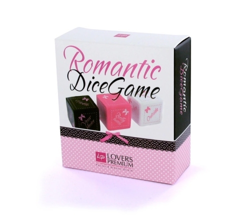 LoversPremium Dice Game Romantic - 3-Piece Set with Storage Pouch