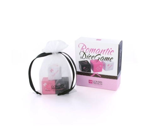 LoversPremium Dice Game Romantic - 3-Piece Set with Storage Pouch