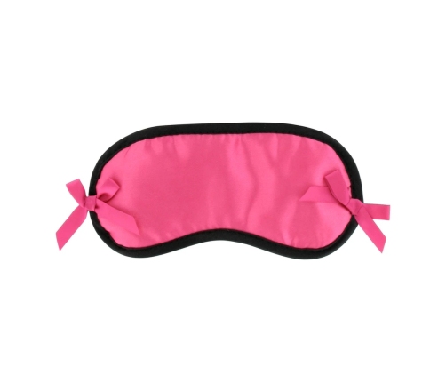 LoversPremium Tickle Me Pink Sensory Bondage Set with Feather and Blindfold