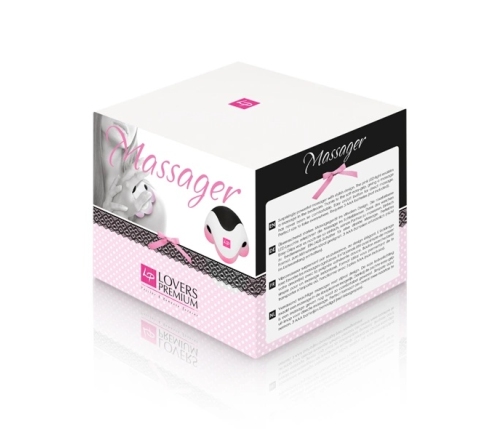 LoversPremium Massager 9x8.5cm with Pink LED & Ergonomic Handle