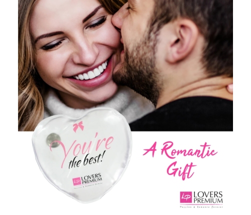 LoversPremium Hot Massage Heart XL Reusable Body Warmer 12x12cm Red