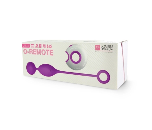LoversPremium Julia Remote Silicone Egg, Waterproof, 7 Modes, Purple