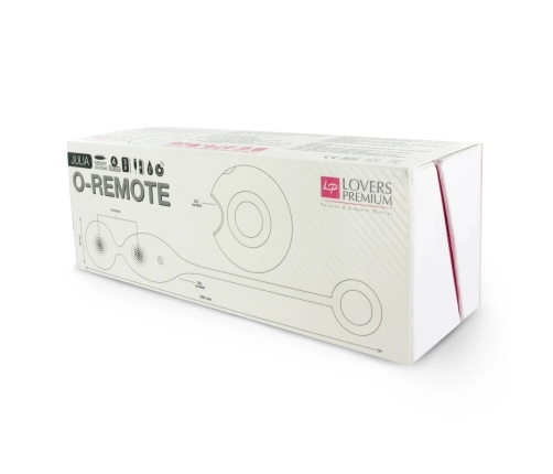 LoversPremium Julia Remote Silicone Egg, Waterproof, 7 Modes, Purple