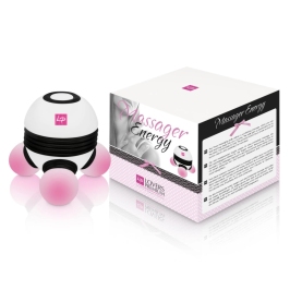LoversPremium Energy Massager Compact Model with Luminous Balls 9x10cm