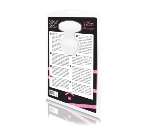LoversPremium Head Relax Vibra Massager Deluxe - Ergonomic Vibrating Head Massager 28cm
