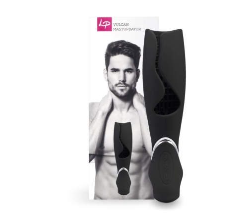 LoversPremium Vulcan Black Intimate Stimulation Device, 10 Modes, Waterproof