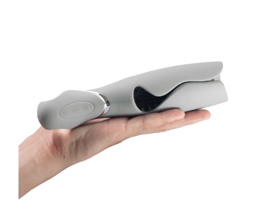 LoversPremium Vulcan Grey Intimate Massage Device, 10 Modes, USB, Waterproof