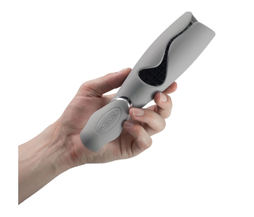 LoversPremium Vulcan Grey Intimate Massage Device, 10 Modes, USB, Waterproof