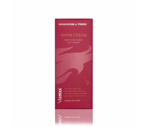 Viamax Warm Cream 50 ml - Enhanced Sensation Warming Gel for Women