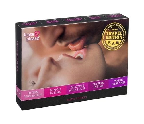 Tease & Please Discover Your Lover Travel Edition Board Game Multilingual