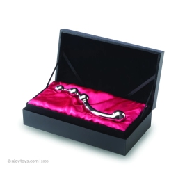 njoy Fun Wand Stainless Steel Intimate Massager 20cm Ergonomic Design