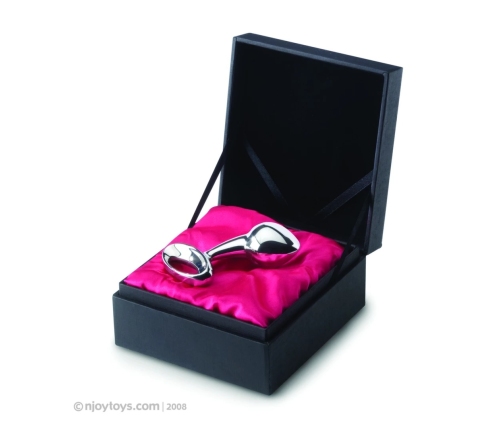 Njoy Pure Plug Medium - Stainless Steel Intimate Comfort System 6cm