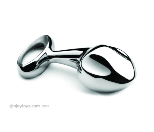 njoy Pure Plug 2.0 Stainless Steel Intimate Accessory Large 8.9cm