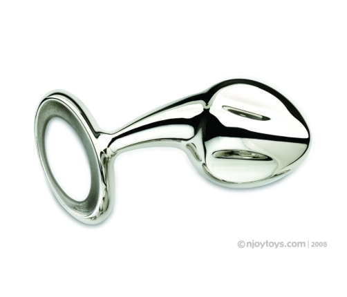 njoy Pure Plug 2.0 Stainless Steel Intimate Accessory Large 8.9cm