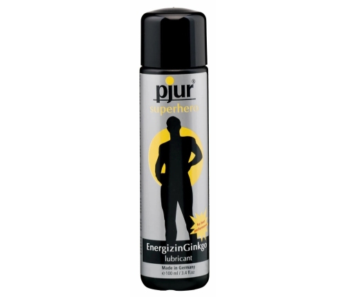 Pjur Superhero Energizing Ginkgo 100ml - żel nawilżający z wyciągiem z miłorzębu