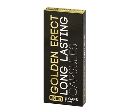 Big Boy Golden Erect 8 Tabs - Suplement z żeń-szeniem i miłorzębem na energię