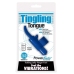PowerBullet Tingling Tongue Blue Mini Finger Massager Waterproof