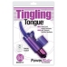 PowerBullet Tingling Tongue Purple - Compact Finger Massager, Waterproof